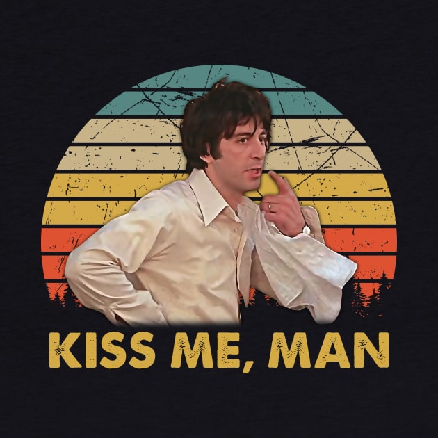 Vintage Kiss Me Man by Crazy Cat Style